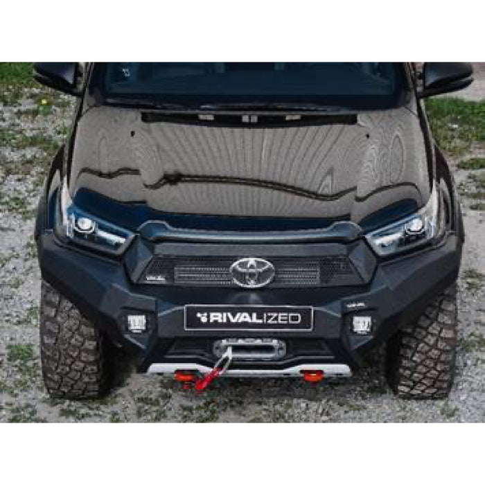 Rival Aluminum Front Bumper Toyota Hilux 2021-on With Lights