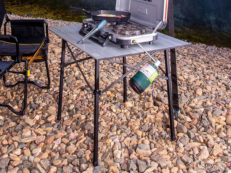 ARB compact aluminium camping table 860x700x700mm
