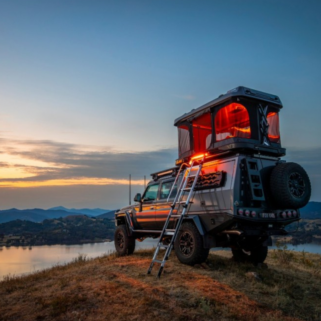 arb touring roof top tent Altitude — Offroad and More Color:Acid Etched Category:E Bike City_Herrmans H Black MR GO  30 lux free event Trekkingrad, Herrenfahrrad gebraucht kaufen