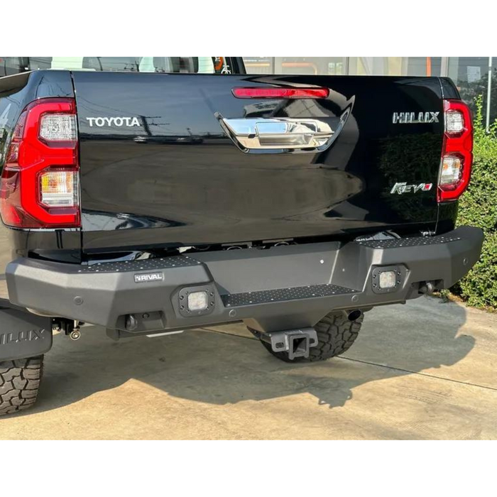 Rival Aluminum Rear Bumper Toyota Hilux 2021-on With Lights