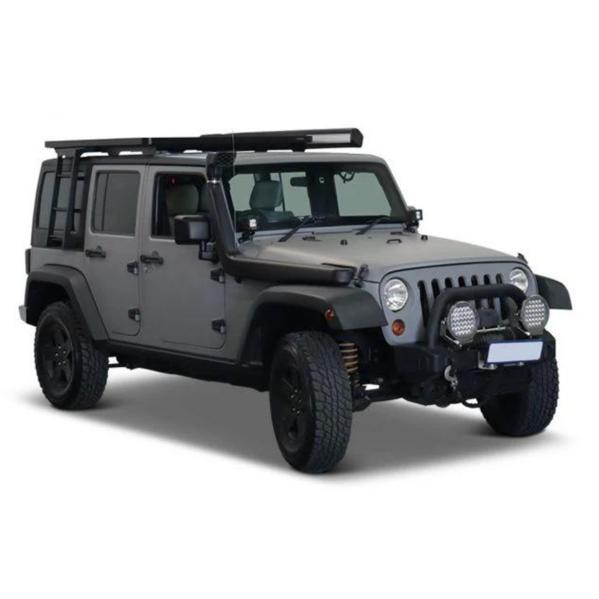 Front Runner Side Mount Ladder Jeep Wrangler JK — Offroad and More - Main Image