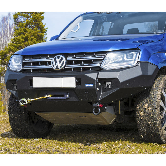 Rival Aluminum Front Bumper VW Amarok 2010-on With Lights