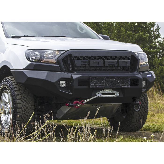 Rival Aluminum Front Bumper Ford Ranger 2011-on With Lights