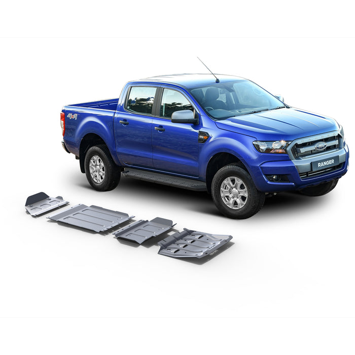 Rival Skid Plates Full Kit Without Tank Ford Ranger + Raptor 2012-on
