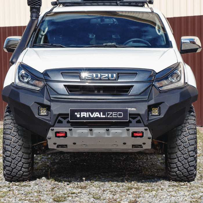 Rival Aluminum Front Bumper Isuzu D-Max 2017-2020 With Lights — Offroad and  More